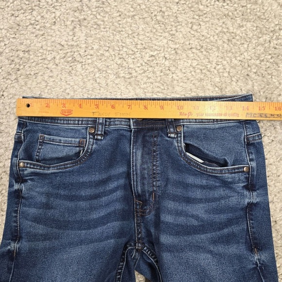 The Perfect Jean NYC Jeans Mens 28x32 (Fits 28x30.5) Blue Slim Stretch Denim - Picture 8 of 12